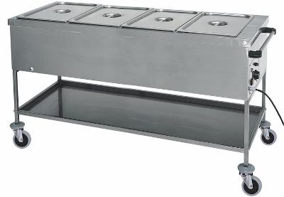 Výdajný ohrevný vozík, bain-marie CT1762
