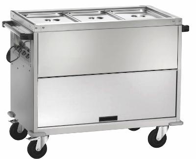 Výdajný ohrevný vozík, bain-marie CT1771TD