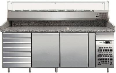 Ventilované chladiace pulty na pizzu G-PZ2610TN+RI20033V