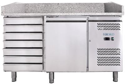 Ventilované chladiace pulty na pizzu G-PZ1610TN-FC