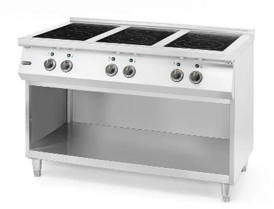 Indukčný varič - sporák so 6 varnými zónami, HENDI, 400V/25500W, 1200x700x(H)890mm 237397