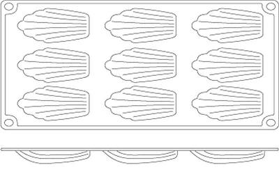 Silikónová forma Madeleines 676707