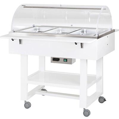 Vyhrievané gastrobufety - bain-marie CL2777NB -white