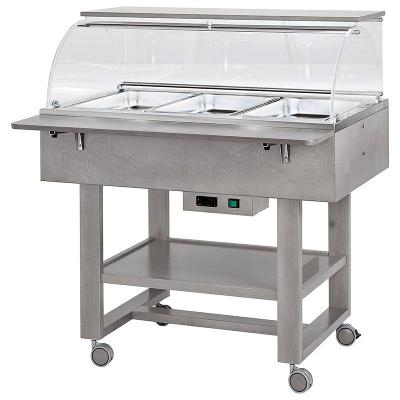 Vyhrievané gastrobufety - bain-marie CL2778NCE -ash gray