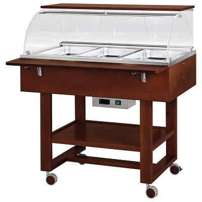 Vyhrievané gastrobufety - bain-marie CL2778NW -wenge