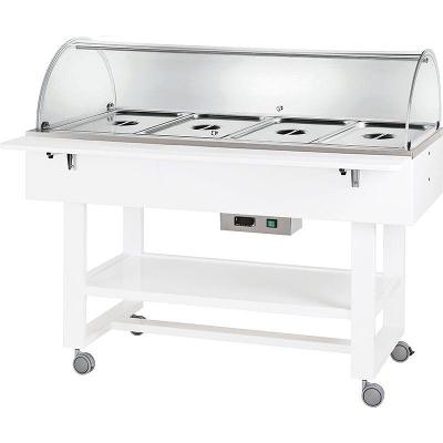 Vyhrievané gastrobufety - bain-marie ELC2832B -white