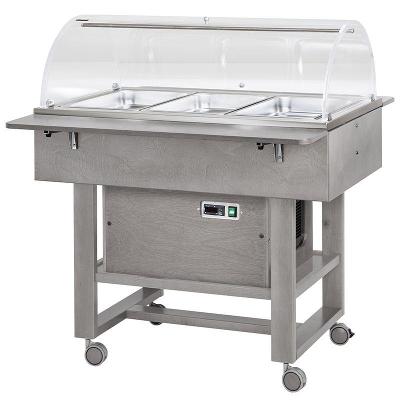 Chladený gastrobufet CLR2788NCE -ash gray