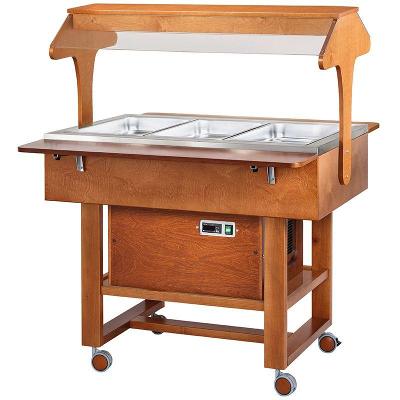 Chladený gastrobufet CLR2786N -walnut