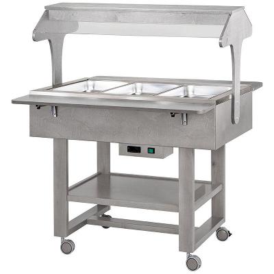 Vyhrievané gastrobufety - bain-marie CL2774NCE -ash gray