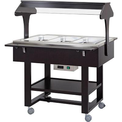 Vyhrievané gastrobufety - bain-marie CL2774NCA -carbon