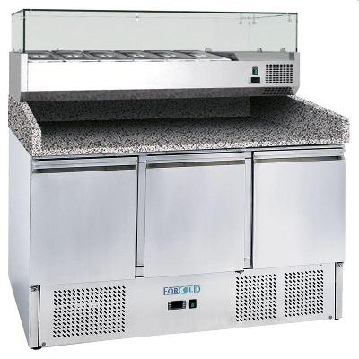 Chladiace pizza pulty - statické G-S903PZ-FC+VRX1400-330