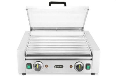 Gril na párky a klobásy – 2 zóny s energeticky úsporným krytom, HENDI, 220-240V/980W, 566x527x(H)259mm