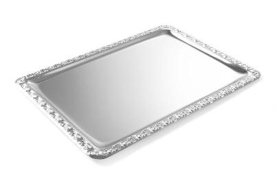 Tácka na bankety GN 1/1, s dekoratívnym okrajom, HENDI, GN 1/1, 530x325mm obdĺžnikové GN 1/1 807804