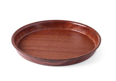 Servírovací podnos Woodform guľatý s vysokým okrajom
